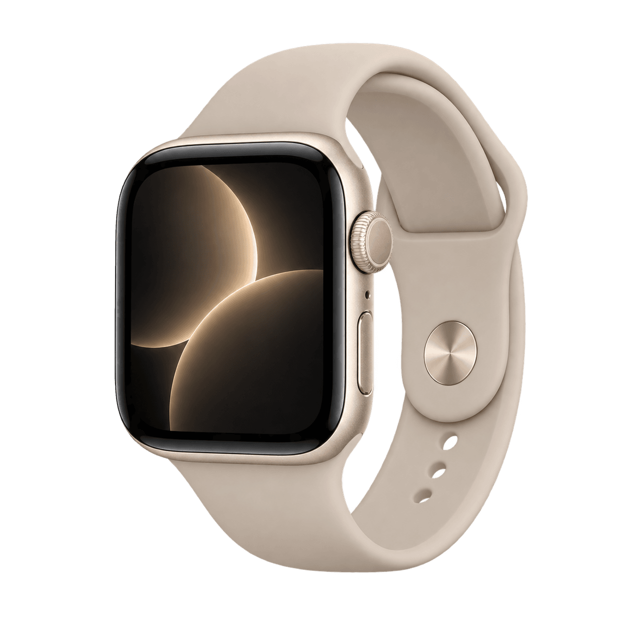 Смарт-часы Apple Watch Series 12, алюминий, 46 мм, Light Gold, ремешок Sand